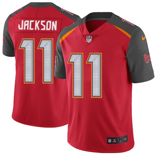 Men's Nike Tampa Bay Buccaneers #11 DeSean Jackson Red Team Color Vapor Untouchable Limited Player NFL Jersey - Ujersey