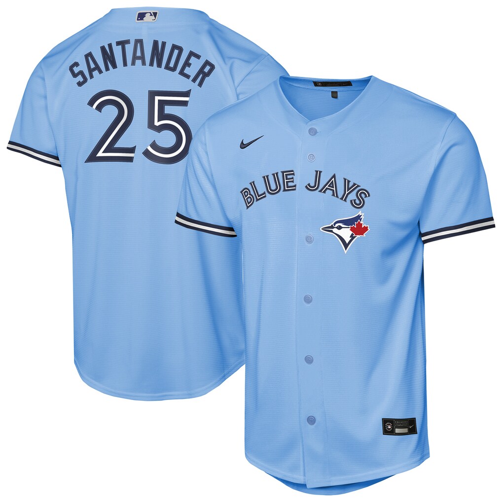 Youth Toronto Blue Jays Anthony Santander Nike Powder Blue Alternate Replica Jersey - Ujersey