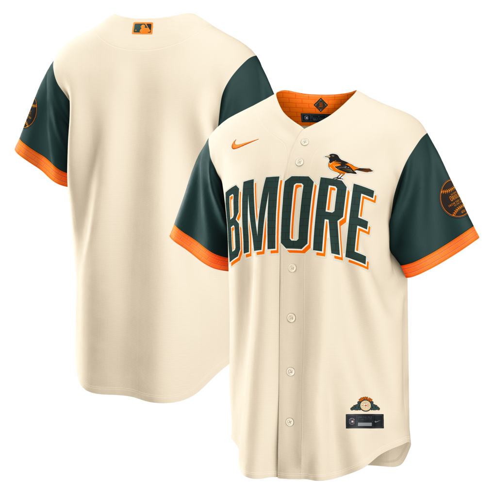 Men's Baltimore Orioles Nike Cream 2026 City Connect Stadium Jersey - Ujersey NHL