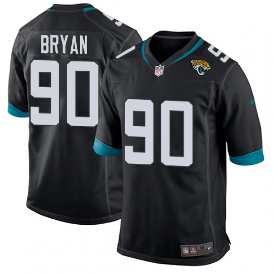Men's Nike Jacksonville Jaguars #90 Taven Bryan Game Teal Green Team Color NFL Jersey - ujerseystore