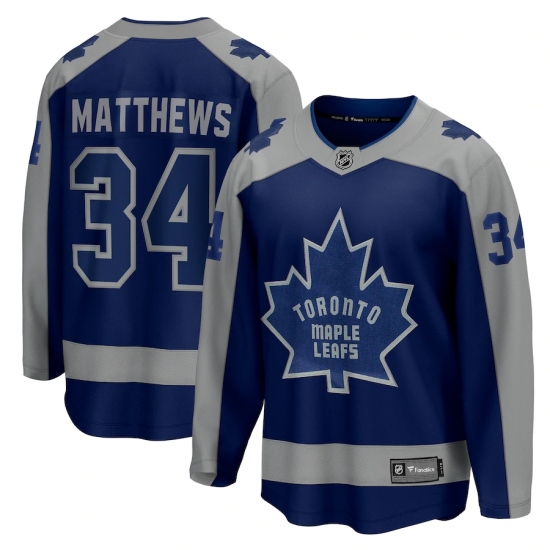 Men's Toronto Maple Leafs #34 Auston Matthews Fanatics Branded Royal 2020-21 Special Edition Breakaway Player Jersey - Ujersey