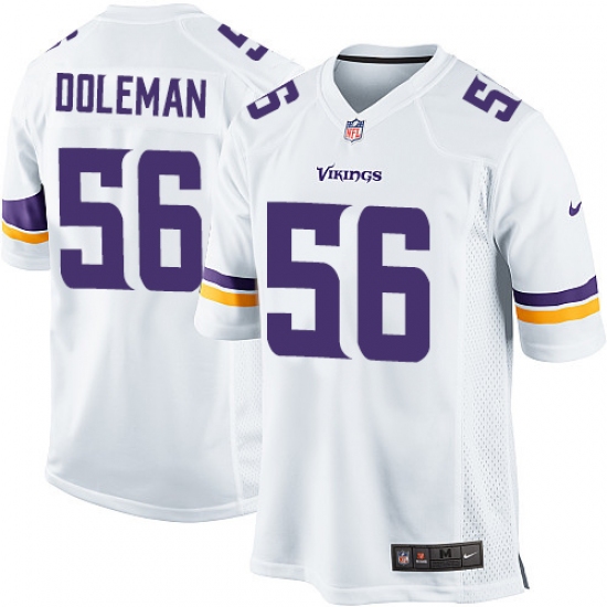 Men's Nike Minnesota Vikings #56 Chris Doleman Game White NFL Jersey - Ujersey