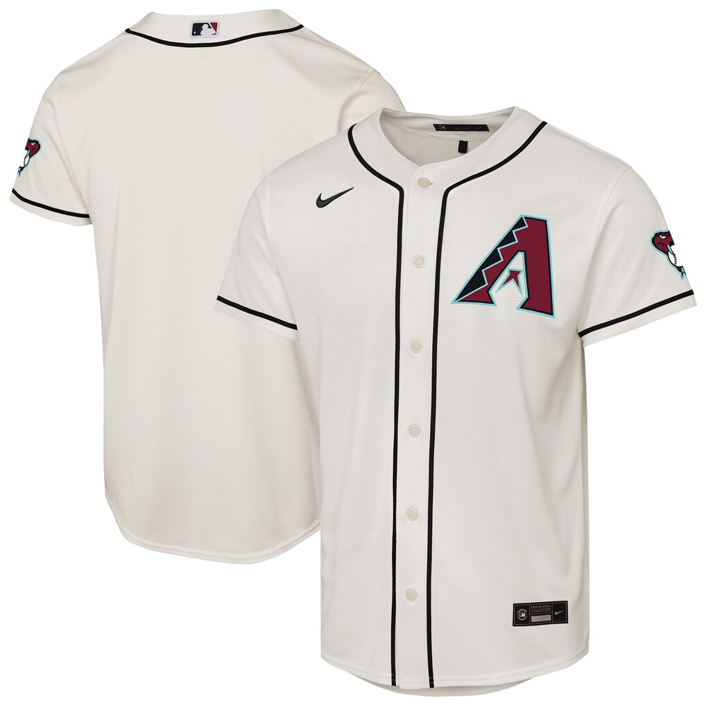 Youth Arizona Diamondbacks Nike Cream Home Stadium Jersey - Ujersey NFL Shop