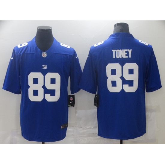 Men's New York Giants #89 Kadarius Toney Blue Nike Limited Jersey - Ujersey