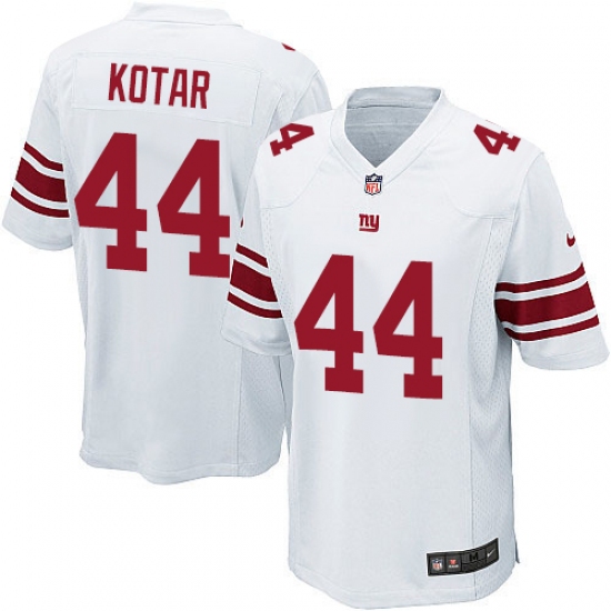 Men's Nike New York Giants #44 Doug Kotar Game White NFL Jersey - Ujersey