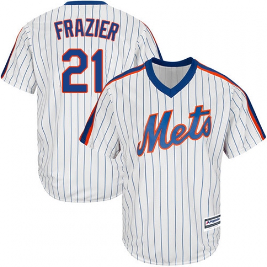 Youth Majestic New York Mets #21 Todd Frazier Authentic White Alternate Cool Base MLB Jersey - Ujersey