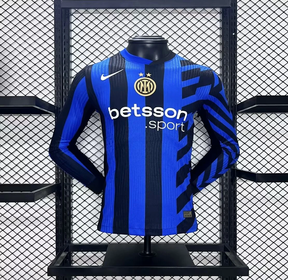 Soccer Jersey Inter Milan Home Long Sleeve Shirt 2024/25