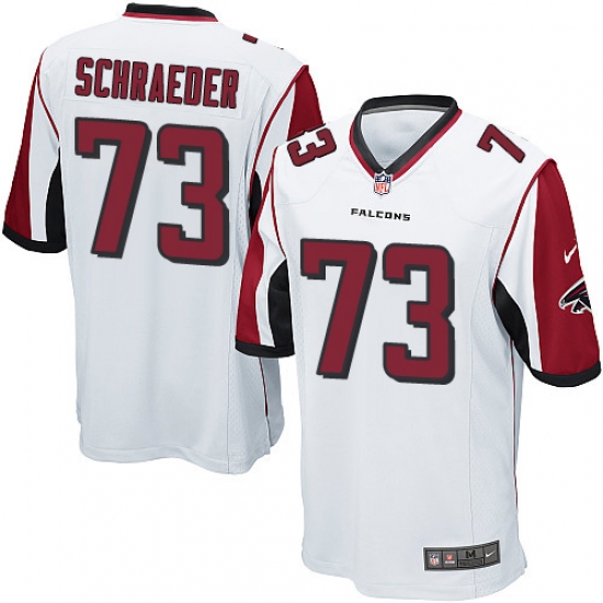 Men's Nike Atlanta Falcons #73 Ryan Schraeder Game White NFL Jersey - Ujersey