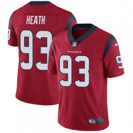 Youth Nike Houston Texans #93 Joel Heath Red Alternate Vapor Untouchable Limited Player NFL Jersey - Ujersey