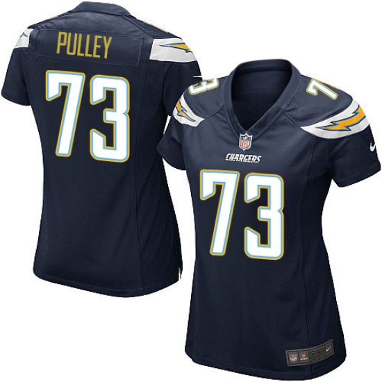Women's Nike Los Angeles Chargers #73 Spencer Pulley Game Navy Blue Team Color NFL Jersey - Ujersey