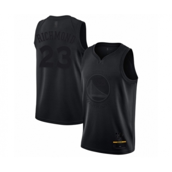 Men's Golden State Warriors #23 Mitch Richmond Swingman Black MVP Basketball Jersey - Ujersey