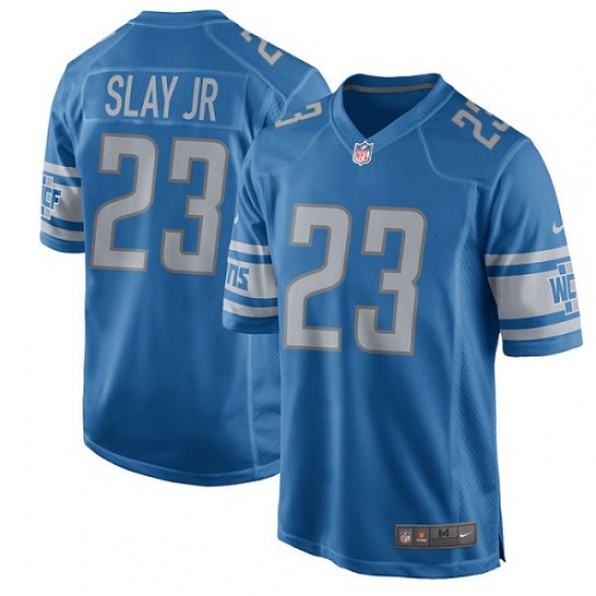 Men's Nike Detroit Lions #23 Darius Slay Game Light Blue Team Color NFL Jersey - Ujersey