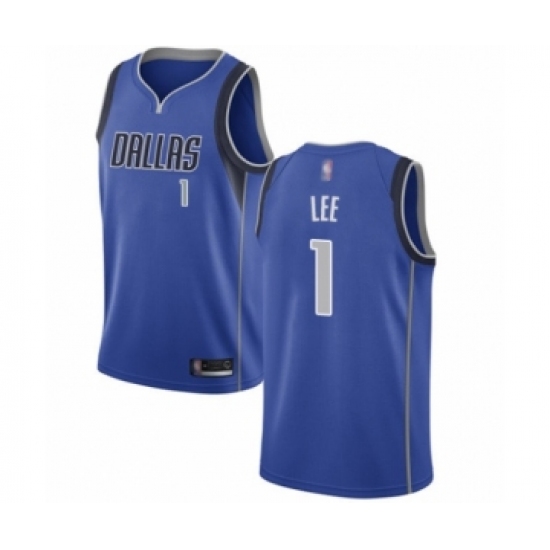 Youth Dallas Mavericks #1 Courtney Lee Swingman Royal Blue Basketball Jersey - Icon Edition - Ujersey