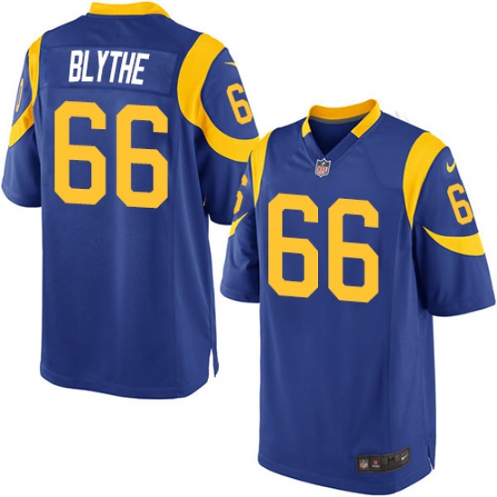 Men's Nike Los Angeles Rams #66 Austin Blythe Game Royal Blue Alternate NFL Jersey - Ujersey