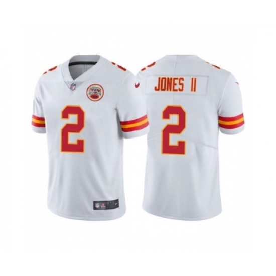 Men's Kansas City Chiefs #2 Ronald Jones II White Vapor Untouchable Limited Stitched Football Jersey - Ujersey