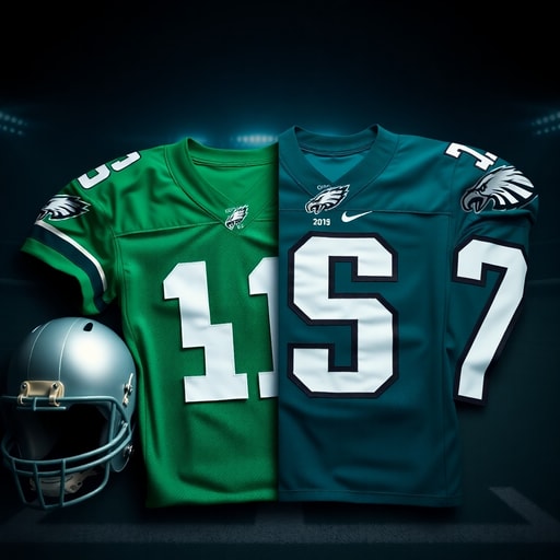 The Great Green Debate: A History of the Philadelphia Eagles Jersey - Ujersey