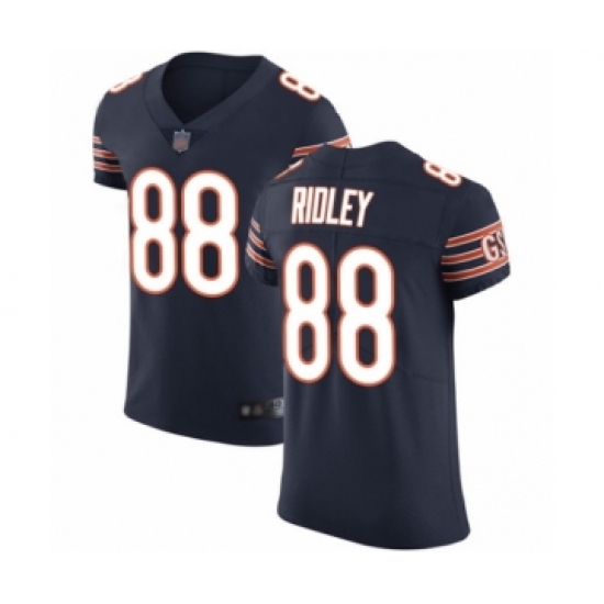 Men's Chicago Bears #88 Riley Ridley Navy Blue Team Color Vapor Untouchable Elite Player Football Jersey - Ujersey