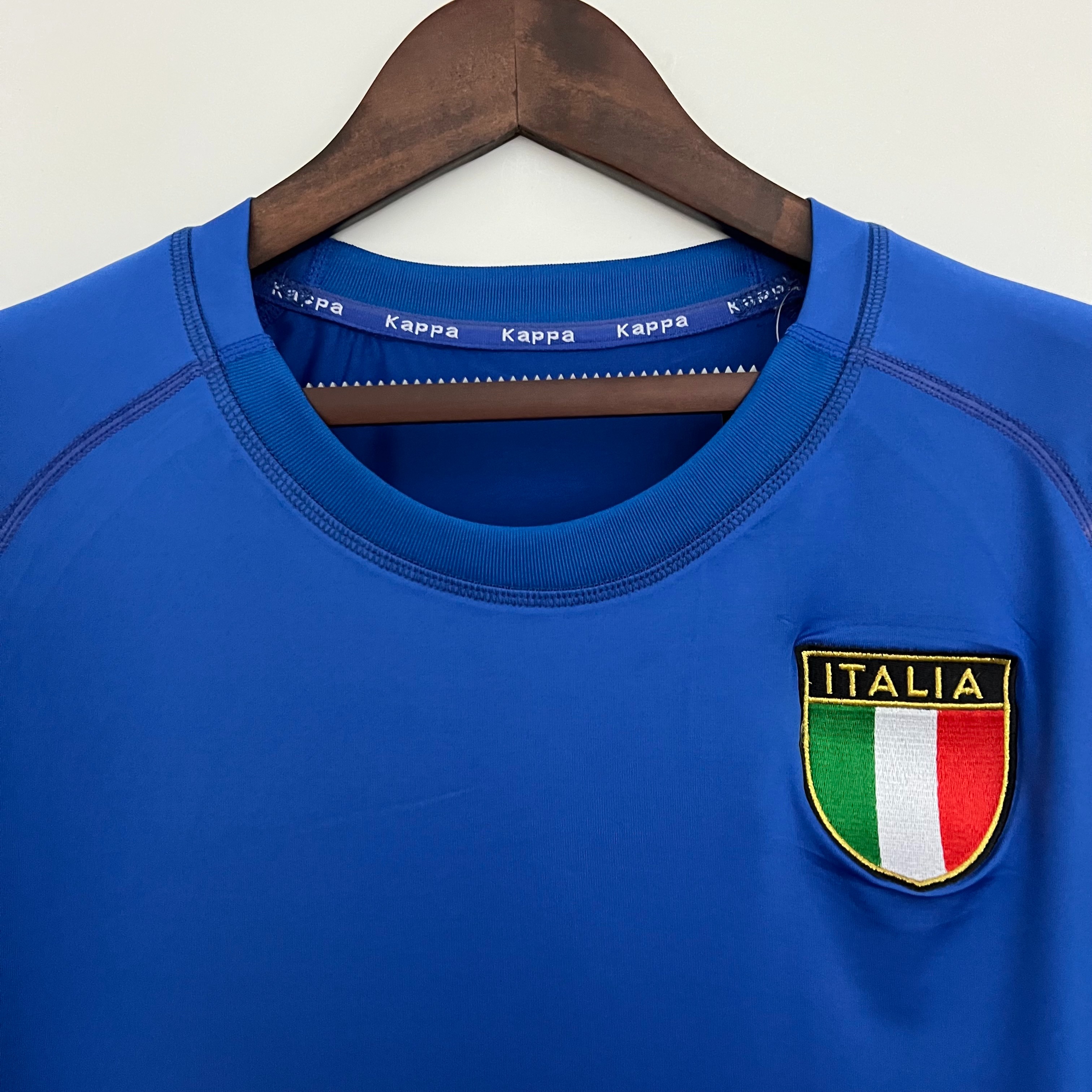 Italy Retro Soccer Jersey Home Custom Shirt 2000 - ujerseystore
