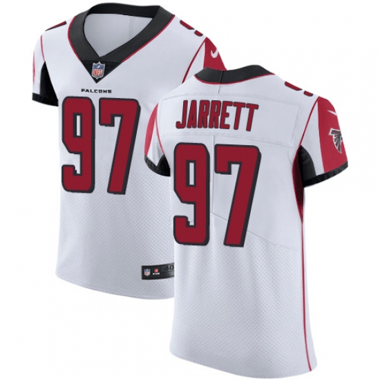 Men's Nike Atlanta Falcons #97 Grady Jarrett White Vapor Untouchable Elite Player NFL Jersey - Ujersey