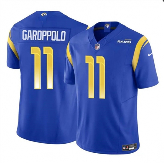 Youth Los Angeles Rams #11 Jimmy Garoppolo Blue 2024 F.U.S.E. Vapor Untouchable Football Stitched Jersey - Ujersey