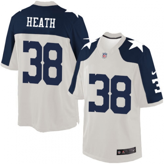 Men's Nike Dallas Cowboys #38 Jeff Heath Limited White Throwback Alternate NFL Jersey - Ujersey