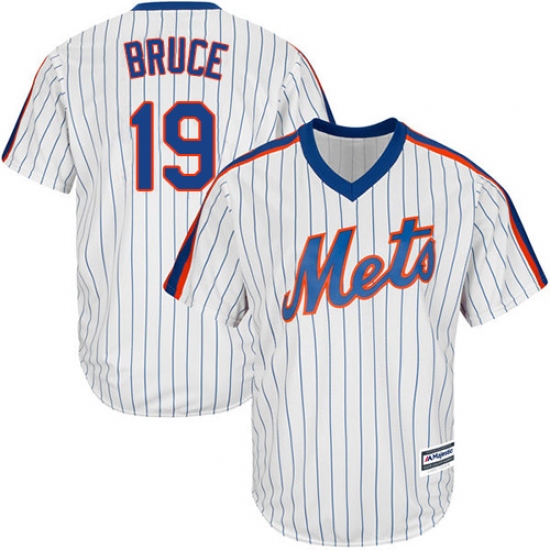 Youth Majestic New York Mets #19 Jay Bruce Authentic White Alternate Cool Base MLB Jersey - Ujersey