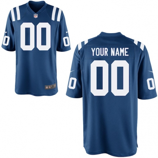 Men's Indianapolis Colts Nike Royal Custom Game Jersey - Ujersey
