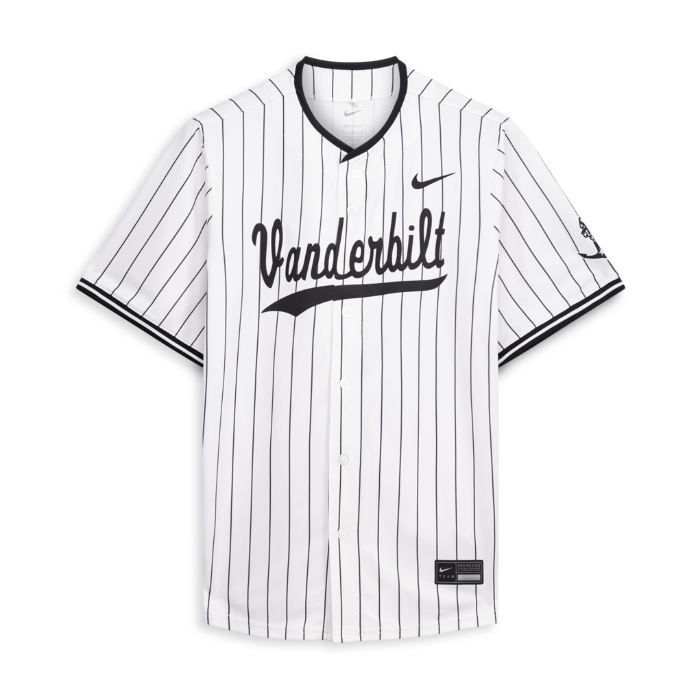 Men's Nike White Vanderbilt Commodores Limited Baseball Jersey - ujerseystore