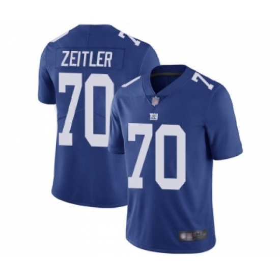 Youth New York Giants #70 Kevin Zeitler Royal Blue Team Color Vapor Untouchable Limited Player Football Jersey - Ujersey