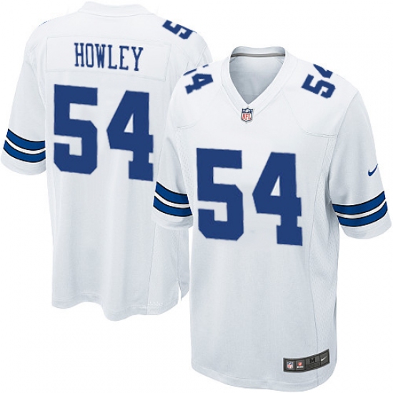 Men's Nike Dallas Cowboys #54 Chuck Howley Game White NFL Jersey - Ujersey