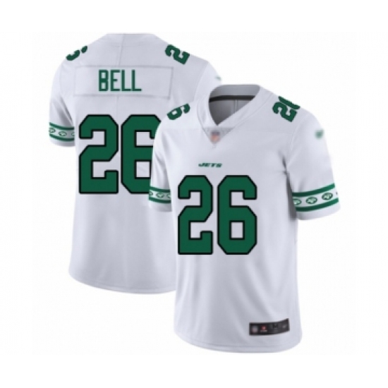 Men's New York Jets #26 Le'Veon Bell Limited White Team Logo Fashion Football Jersey