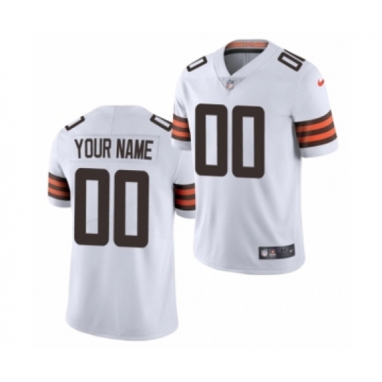 Cleveland Browns Custom White 2020 Vapor Limited Jersey - Ujersey