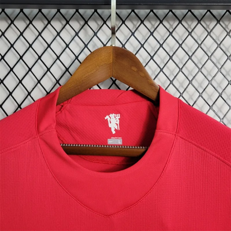 Manchester United Retro Home UCL Final Long Sleeve Football Jersey Shirt 2007/08