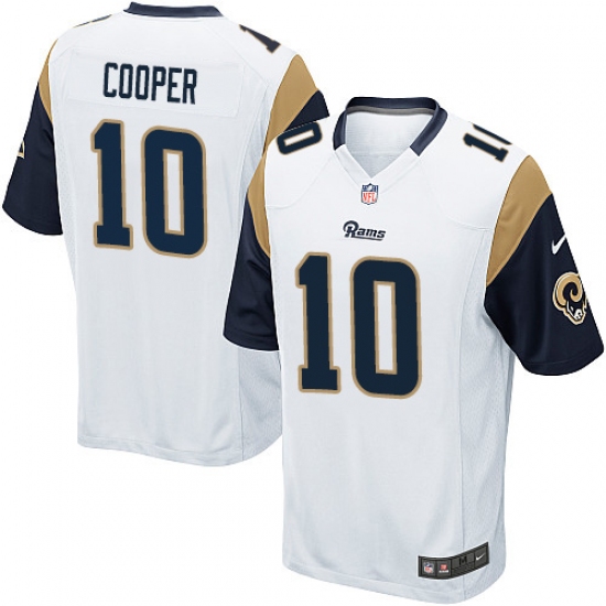 Men's Nike Los Angeles Rams #10 Pharoh Cooper Game White NFL Jersey - Ujersey