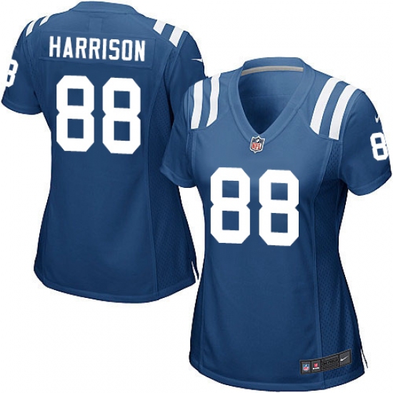Women's Nike Indianapolis Colts #88 Marvin Harrison Game Royal Blue Team Color NFL Jersey - Ujersey