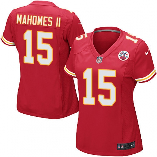Women's Nike Kansas City Chiefs #15 Patrick Mahomes II Game Red Team Color NFL Jersey - Ujersey