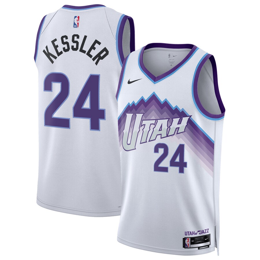Unisex Utah Jazz Walker Kessler Nike White Swingman Jersey - Association Edition - Ujersey