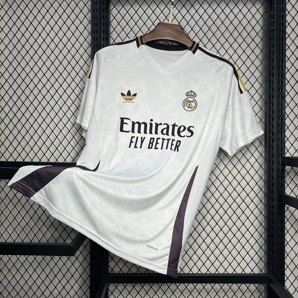 Real Madrid Soccer Jersey LV Joint Custom Shirt 2024/25 - ujerseystore