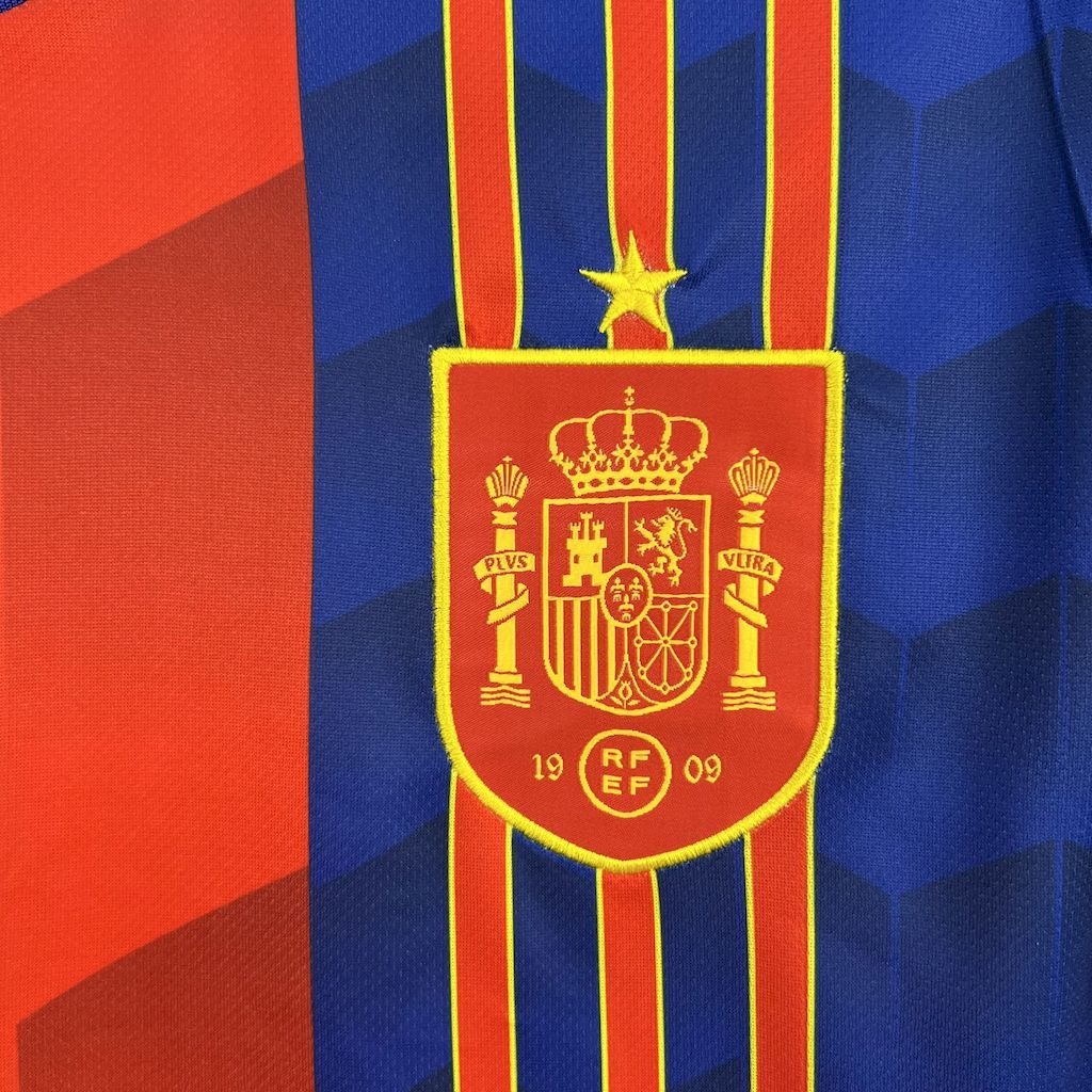 Spain Soccer Jersey Home Custom Shirt 2025 - ujerseystore