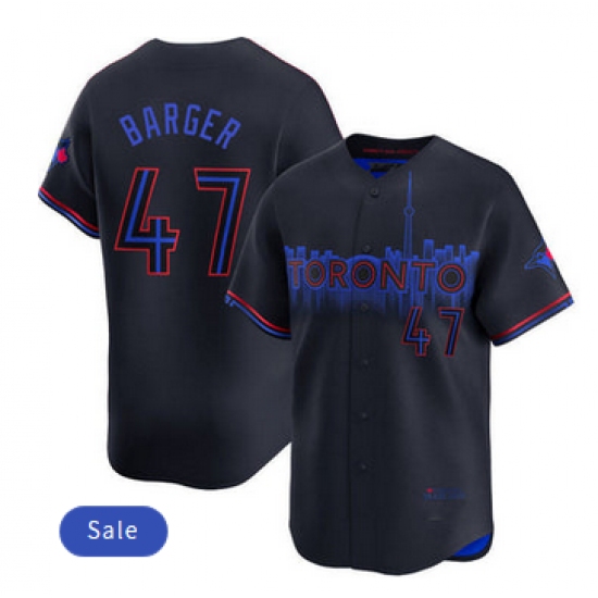 Men's Toronto Blue Jays #47 Addison Barger City Connect Limited Jersey Baseball Jersey - Ujersey