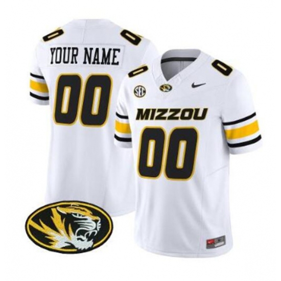 Men's Memphis Tigers ACTIVE PLAYER Custom White F.U.S.E. Vapor Limited Stitched Football Stitched Jersey - Ujersey