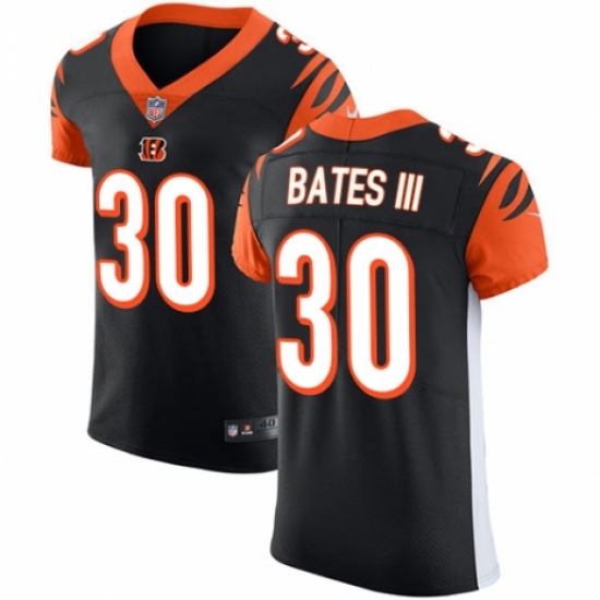 Men's Nike Cincinnati Bengals #30 Jessie Bates III Black Team Color Vapor Untouchable Elite Player NFL Jersey - Ujersey