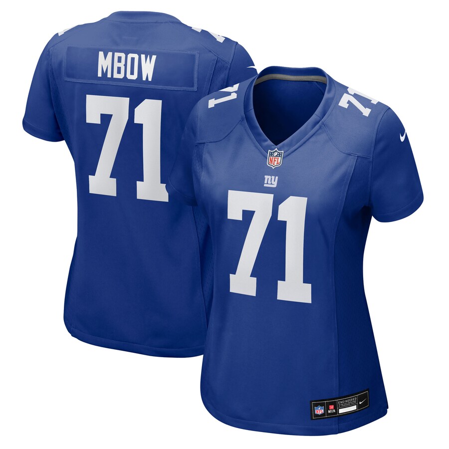 Women's New York Giants Marcus Mbow Nike Royal Team Game Jersey - Ujersey