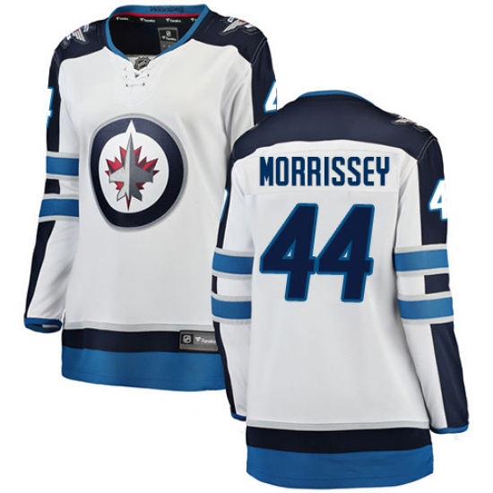 Women's Winnipeg Jets #44 Josh Morrissey Fanatics Branded White Away Breakaway NHL Jersey - Ujersey