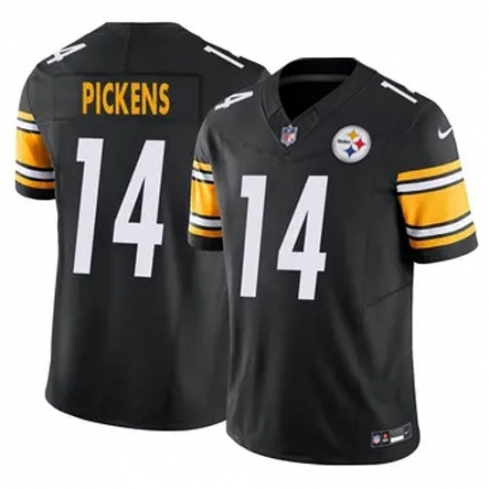 Youth Pittsburgh Steelers #14 George Pickens Black Vapor Untouchable Limited Stitched Jersey - Ujersey