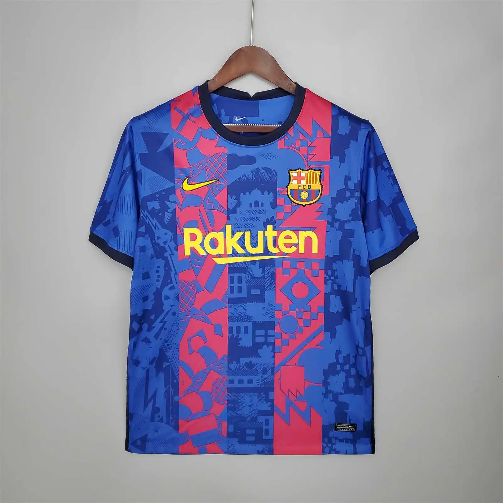 Barcelona Retro Jersey Third Away Soccer Shirt 2021/22 - Ujersey NHL