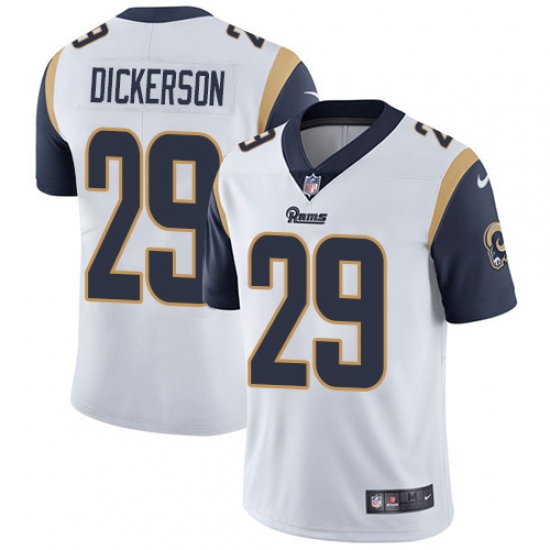 Men's Nike Los Angeles Rams #29 Eric Dickerson White Vapor Untouchable Limited Player NFL Jersey - Ujersey