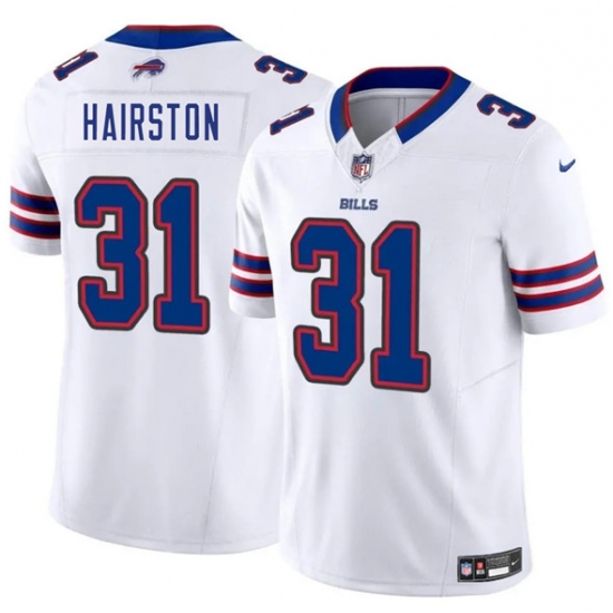 Men's Buffalo Bills #31 Maxwell Hairston White 2025 Draft F.U.S.E. Vapor Untouchable Limited Football Stitched Jersey - Ujersey