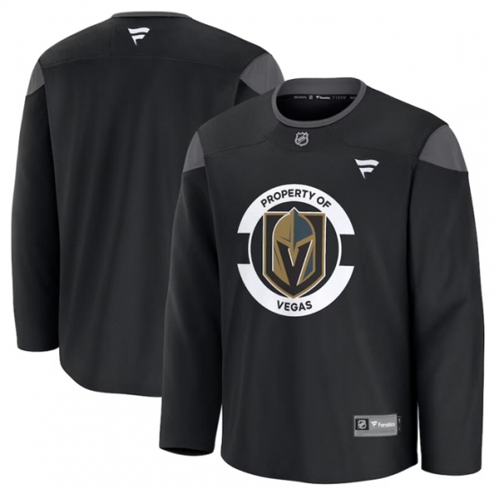 Men's Vegas Golden Knights Black 2024-25 Team Practice Stitched Hockey Jersey - Ujersey