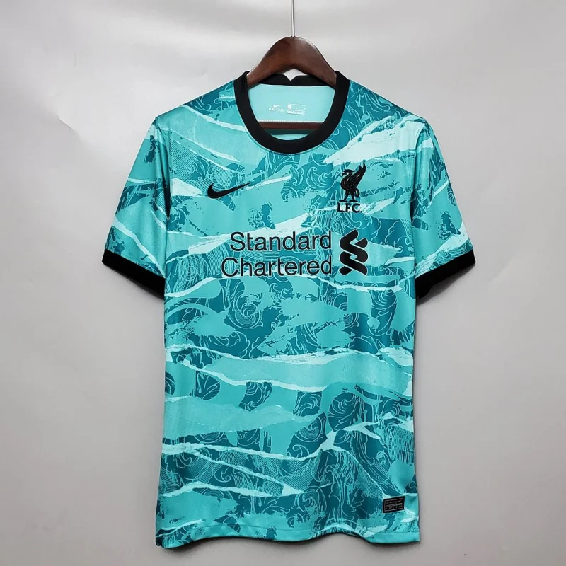 Liverpool Retro Football Jersey Away Custom Shirt 2020/21 - U-jersey